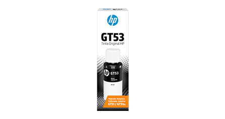BOTELLA DE TINTA HP NEGRO GT53 1VV22AL PARA WL-580/WL415/WL515/WL519/WL530/5820/5810/ST720/HP750/790
