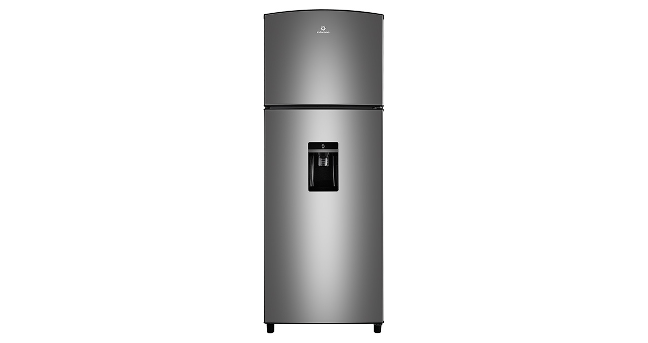 REFRIGERADOR INDURAMA 300 LITROS RI-405 TOP MOUNT DISP. AGUA AVANT PLUS CROMA