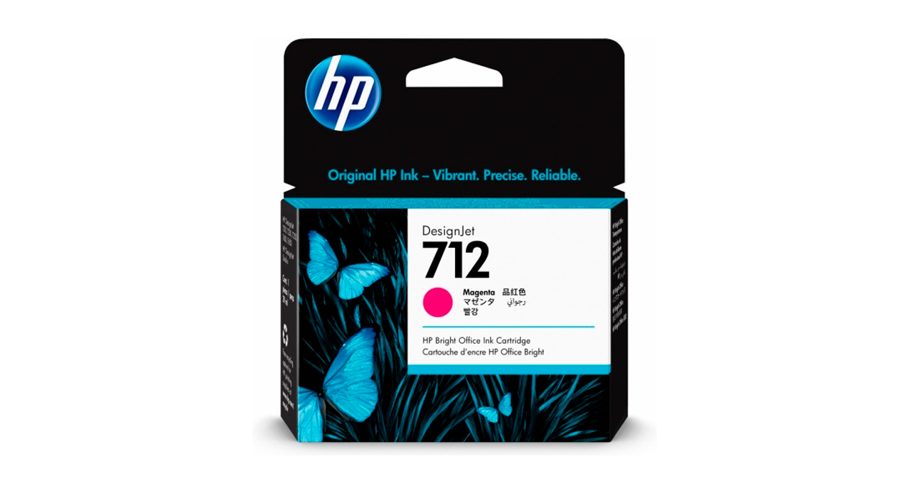 CARTUCHO HP 712 MAGENTA PLOTTER DESIGNJET T210 T250 T630 T650 29ML
