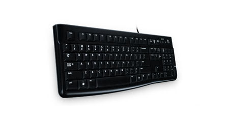 TECLADO LOGITECH ALAMBRICO K120 USB ANTIDERRAME NEGRO