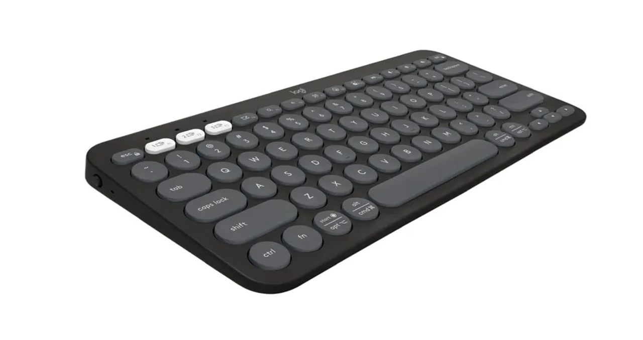 TECLADO LOGITECH INALAMBRICO K380 PEBBLES KEY 2 - BLUETOOTH-MULTIDISPOSITIVO / NEGRO