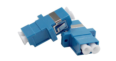 ADAPTADOR DE FIBRA NITROTEL LC-SC DUPLEX - AZUL PAQ. 50 UNIDADES