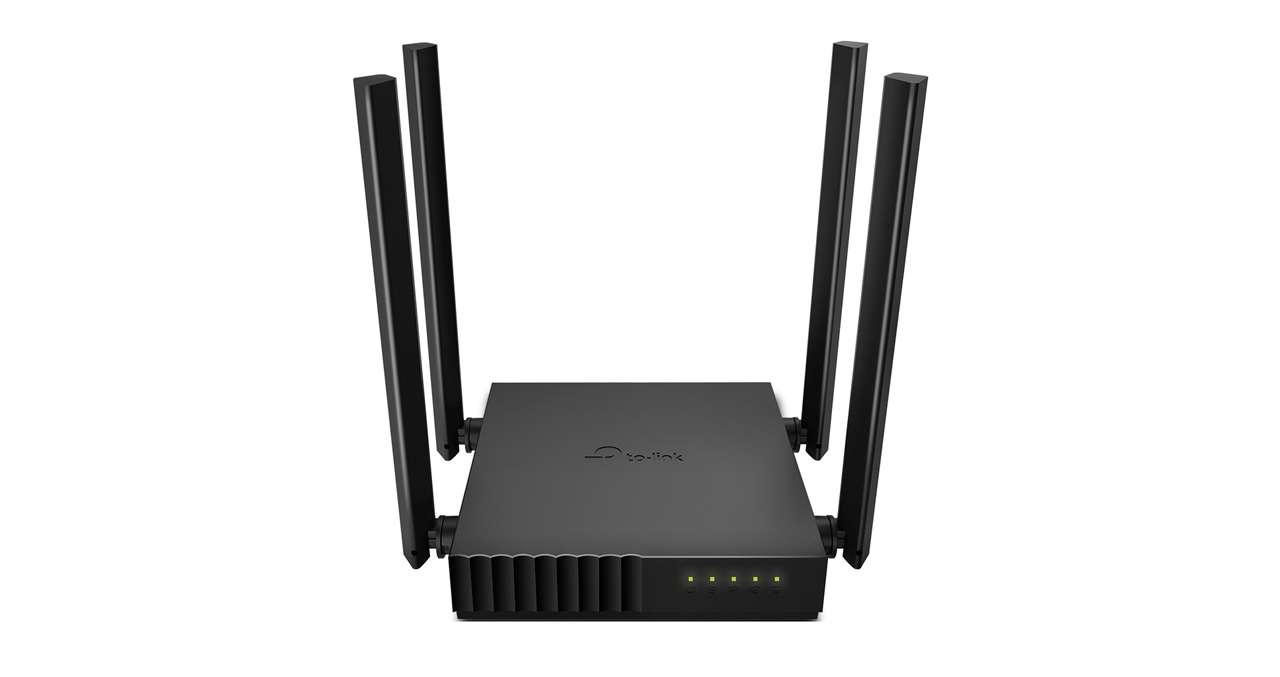 ROUTER TPLINK AC1200 Mbps 4 ANTENAS 4 PUERTOS LAN DUAL BAND