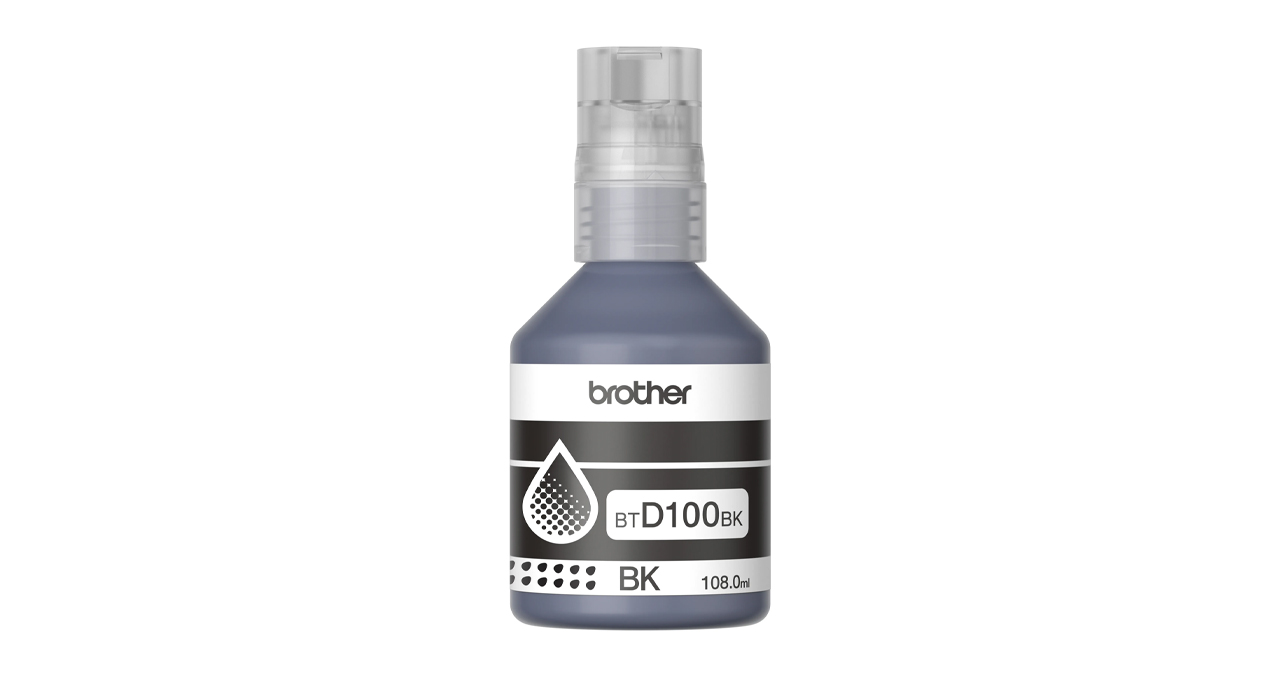 BOTELLA DE TINTA BROTHER  BTD100BK NEGRO T930DW T830DW T730DW T530DW T430W