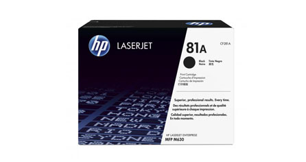 TONER HP 81A NEGRO PARA M630 RINDE 10,500 PAGINAS