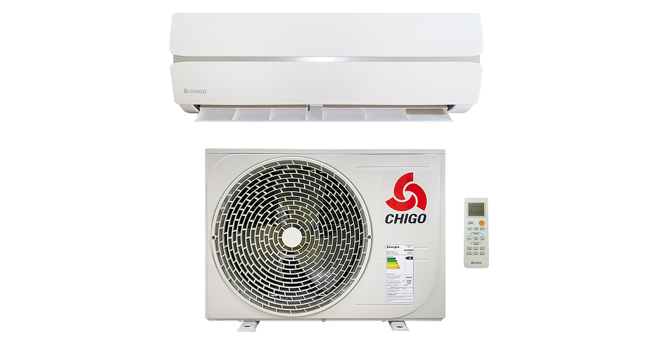 AIRE ACONDICIONADO CHIGO 24000 BTU SPLIT EFICIENCIA ENERGETICA