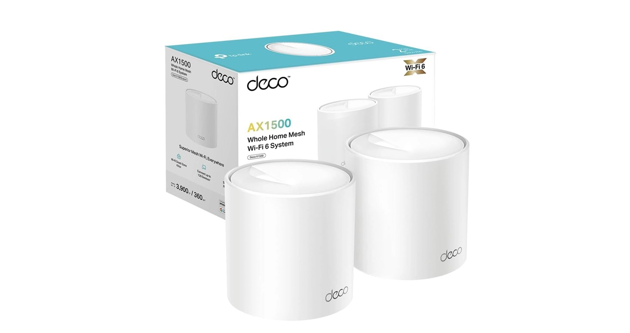 SISTEMA WIFI MESH TPLINK DECO X10- AX1500 1500 Mbps - 2 ROUTER