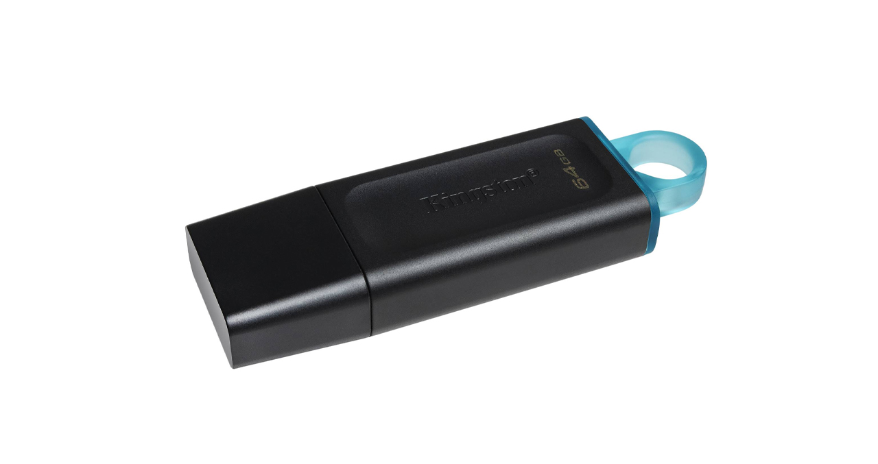 PEN DRIVE KINGSTON 64GB USB 3.2 GEN 1 DATATRAVELER EXODIA BLACK TEAL