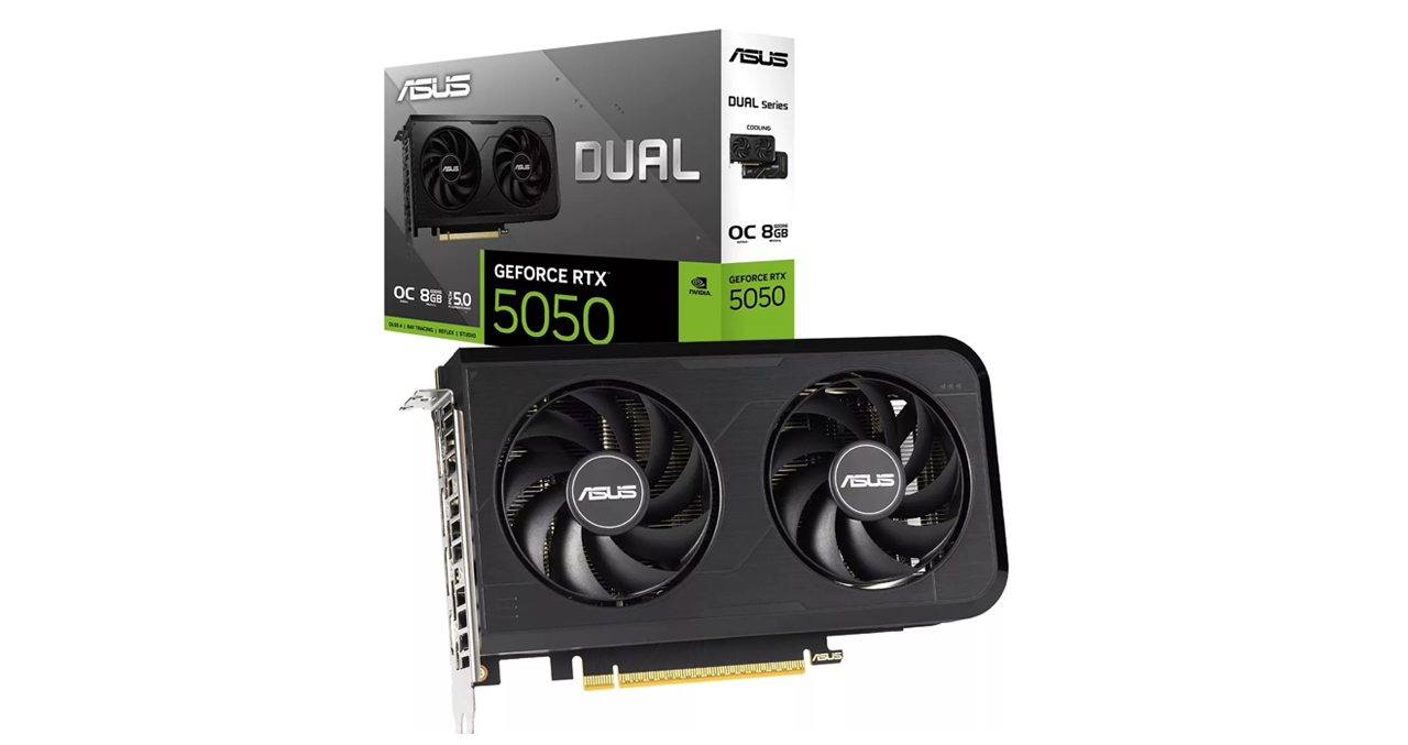 TARJETA DE VIDEO ASUS GEFORCE RTX™ 5050 8GB GDDR6 PCIe5.0 HDMI DP