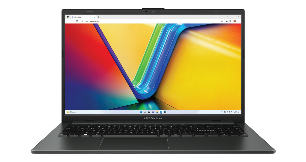 NOTEBOOK ASUS VIVOBOOK GO 15 AMD R5-7520U 2.8GHZ-16GB-512GB SSD-BLACK-15.6"FHD-W11+MOUSE+MOCHILA