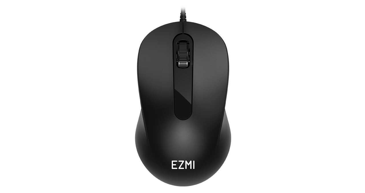 MOUSE EZMI ALAMBRICO USB OPTICO - NEGRO