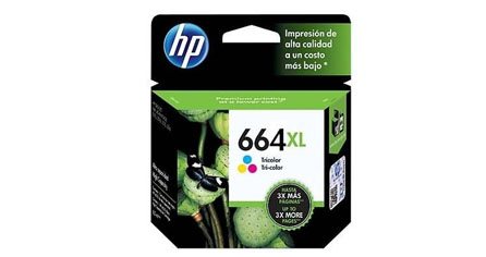 CARTUCHO HP 664XL COLOR 1110/1115/2135/3635/3835/4535/4675