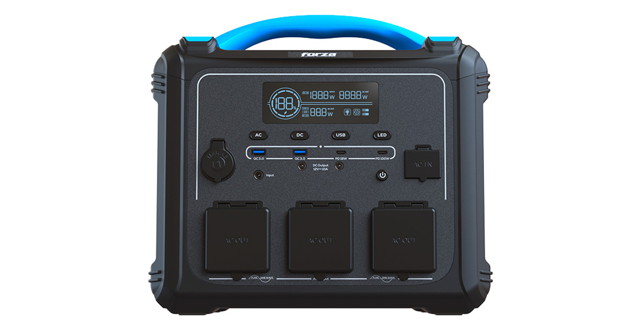 GENERADOR ELECTRICO FORZA TITAN 1200w BATERIA LMFP