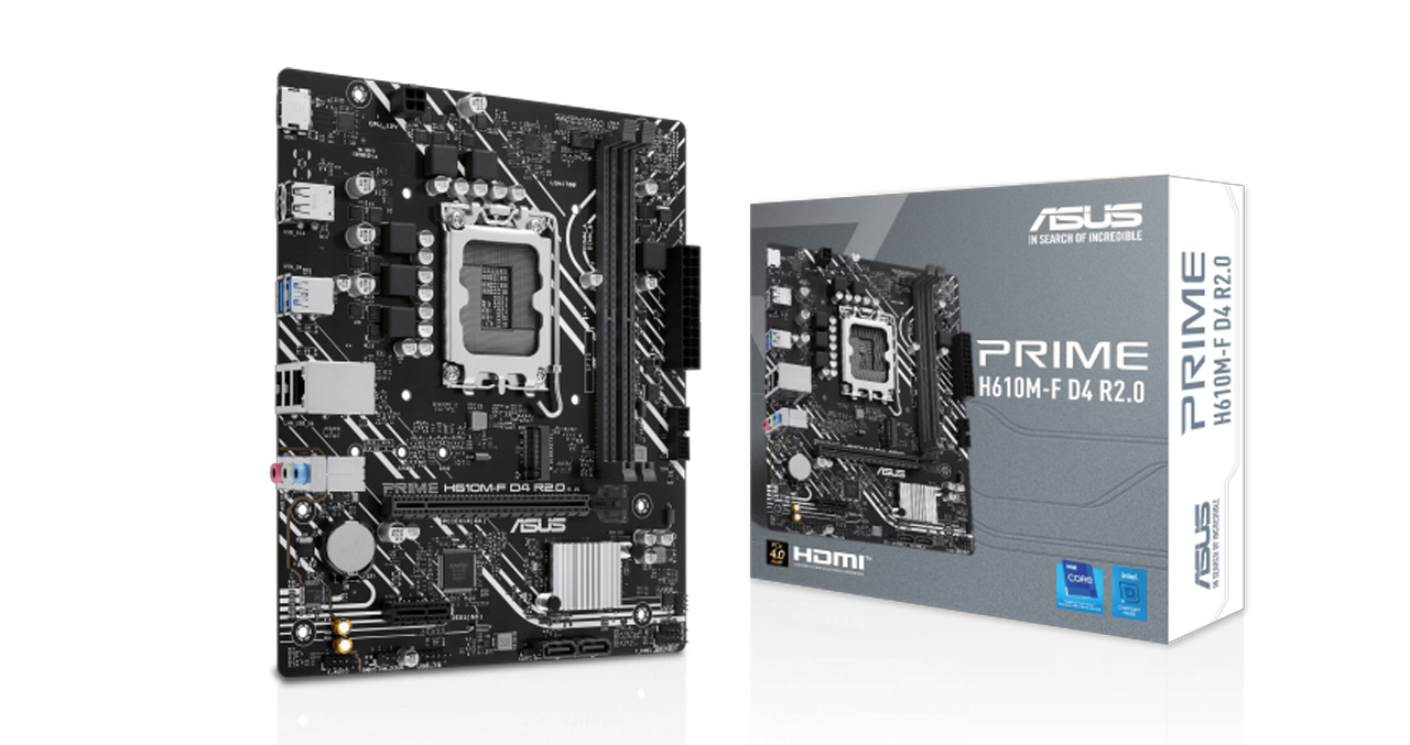 MAINBOARD ASUS PRIME H610M-F-D4 DDR4 LGA1700 12VA-13AVA PCIe 4.0 ACT BIOS 14ava  M.2