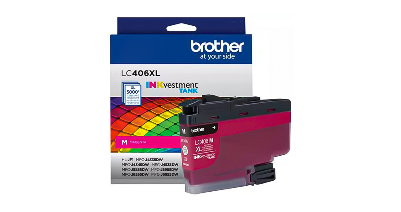 CARTUCHO BROTHER MAGENTA LC406XLMS - IMPRESORA MFCJ6955DW