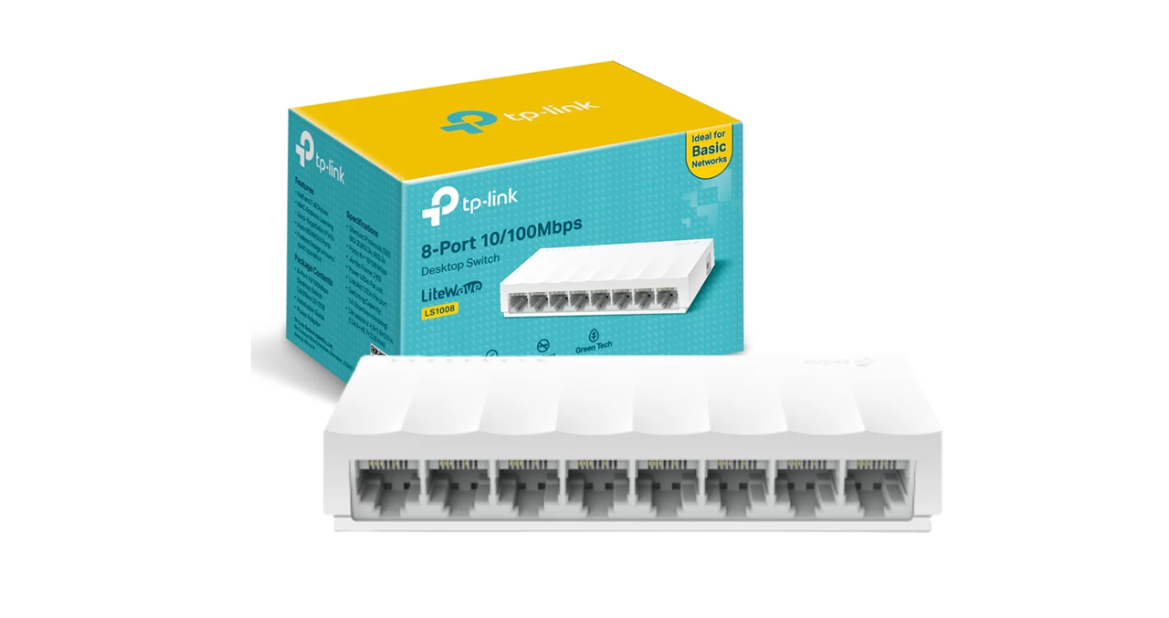 SWITCH TPLINK 8 PUERTOS 100Mbps RJ45
