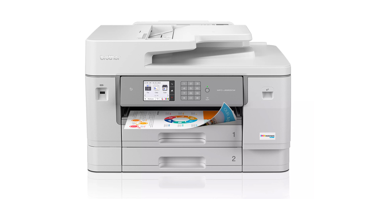 IMPRESORA MULTIFUNCION BROTHER A3 COLOR MFCJ6955DW 30 PPM DUPLEX WIFI/RED