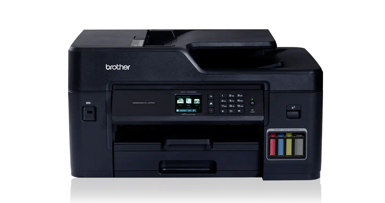 IMPRESORA MULTIFUNCIONAL BROTHER TINTA CONTINUA FORMATO A3  MFCT4500DW ADF 50 HOJAS WIFI RED DUPLEX