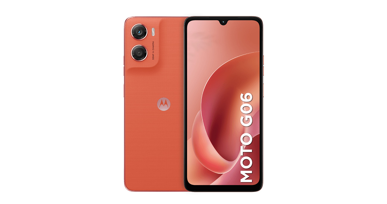 CELULAR MOTOROLA G06 4GB+256GB NARANJA