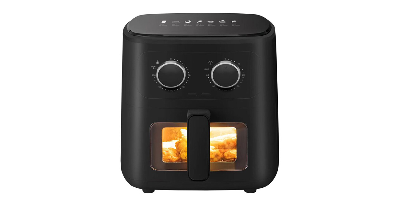 FREIDORA DE AIRE  MASTERMAID 5 LITROS NEGRO