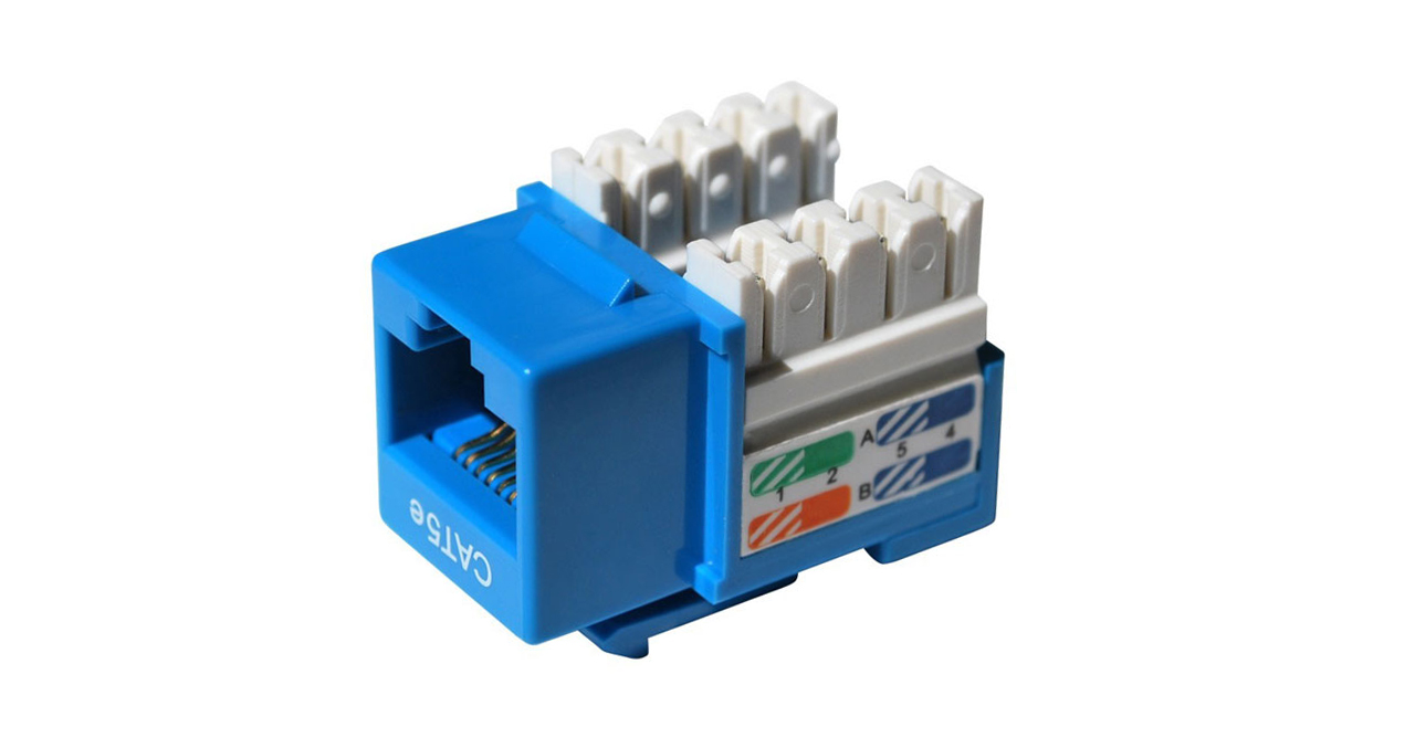 JACK RJ45 DELUXE 50 AZUL NEWLINK CAT 5E
