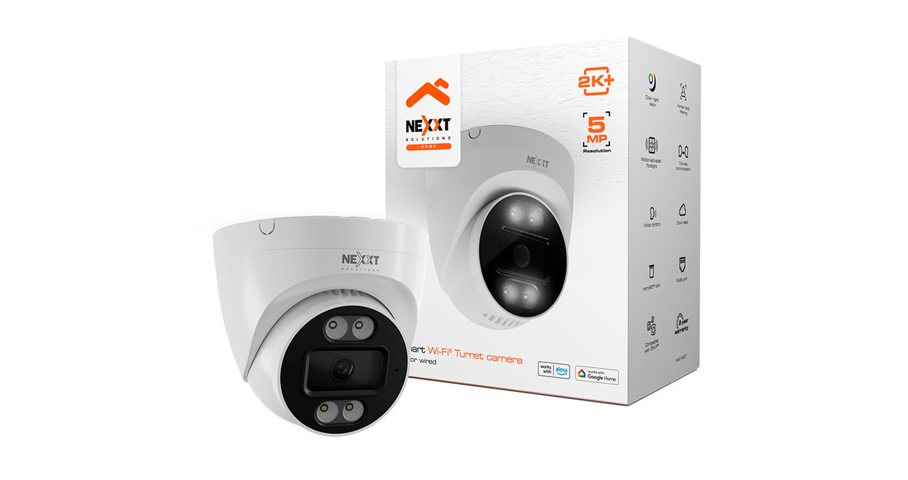 CAMARA SMART WIFI NEXXT INTERIOR TURRET - 2K- NOCTURNO- 5MP
