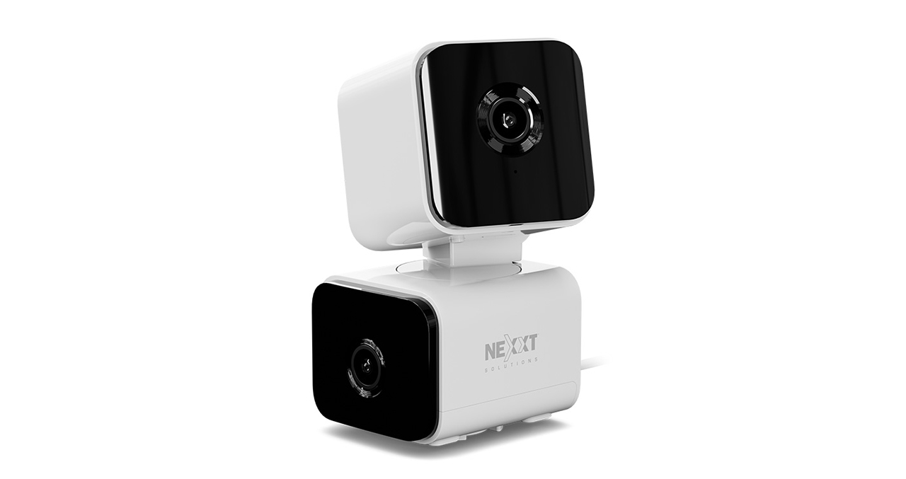 CAMARA SMART WIFI NEXXT DE DOBLE LENTE PTZ PARA INTERIORES
