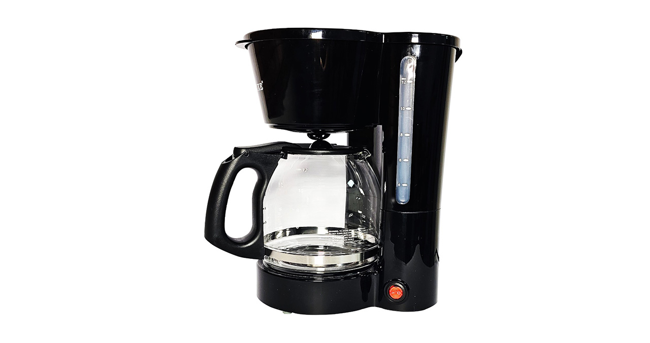 CAFETERA HILUX HL-1212 12 TAZAS CON RECIPIENTE DE VIDRIO