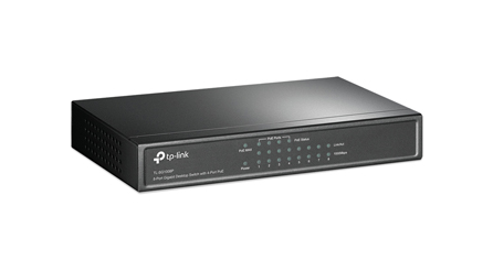 SWITCH TPLINK 8Ptos RJ45 + 4 Ptos PoE GIGA 10-100-1000/CASE METALICO/NO RACK