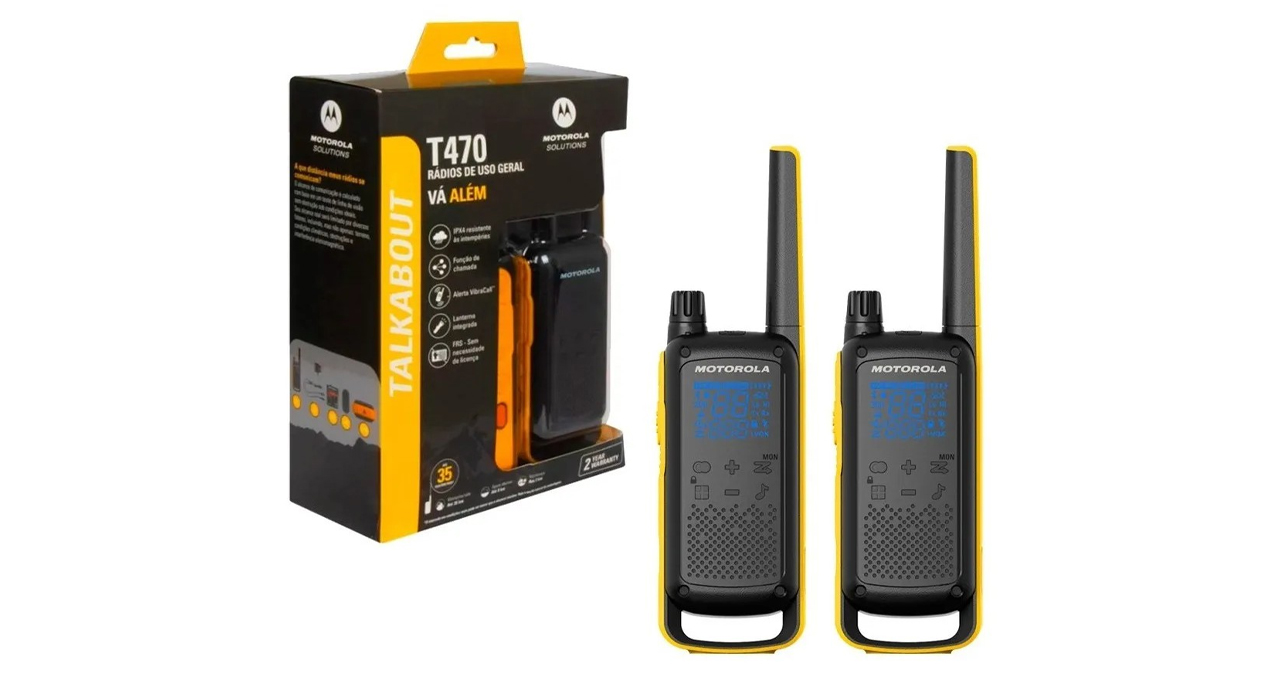 RADIO WALKIE TALKIE MOTOROLA 2 VIAS - COMUNICACION ABIERTA