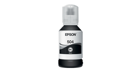 BOTELLA DE TINTA EPSON T504120 NEGRA 127ml - L4150,L4160,L6171,L6161,L6191,L14150,L4260,L4360