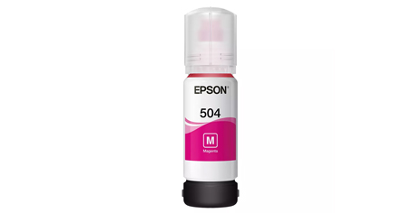 BOTELLA DE TINTA EPSON T504320 MAGENTA 70ml - L4150,L4160,L6161,L6171,L6191,L14150,L4260,L4360