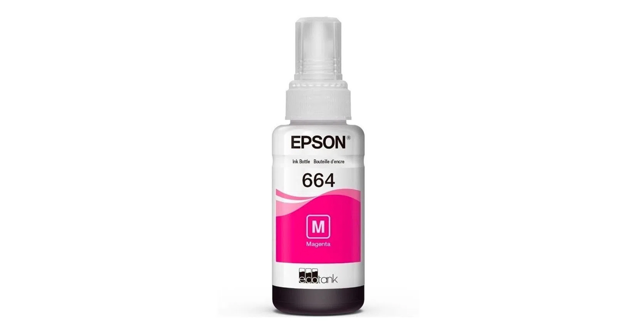 BOTELLA DE TINTA EPSON T664320 MAGENTA 70ml -L210,L220,L380,L395,L355,L375,L495,L555,L575,L565,L1455