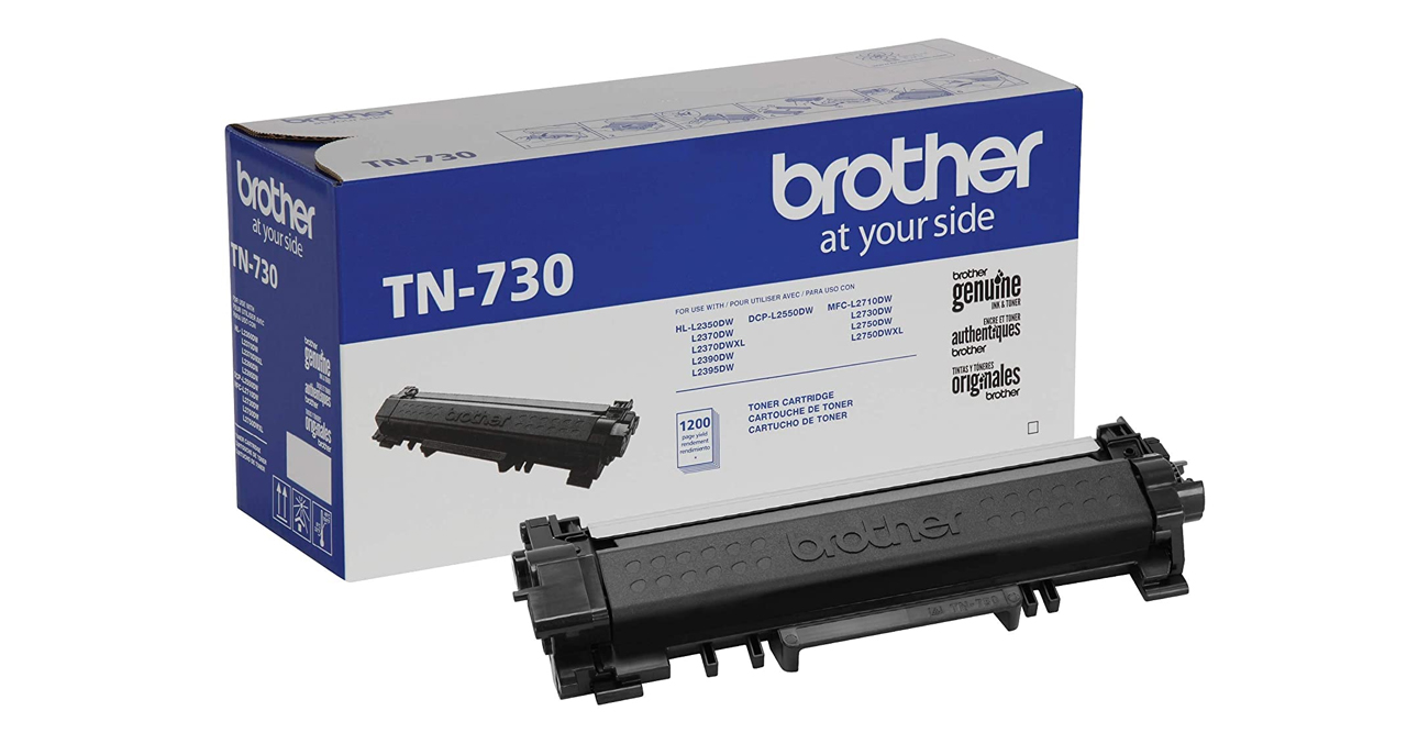 TONER BROTHER TN730 NEGRO DCPL2550DW MFC-L2710DW DCPL2550DW RINDE 1.200 PAGS.
