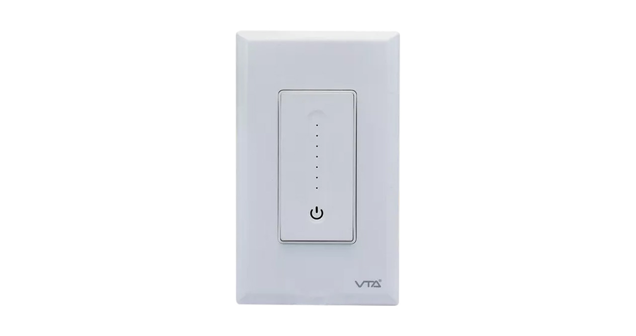 INTERRUPTOR SMART WIFI VTA UNA TOMA SENCILLA CON DIMMER SWITCH IOT