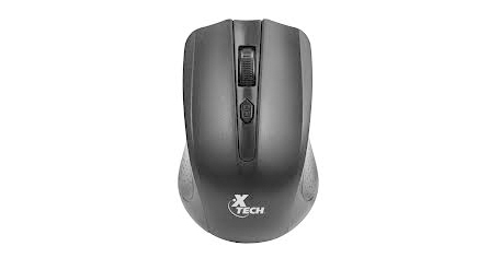 MOUSE XTECH INALAMBRICO 2.4 GHz 4 BOTONES 1600dpi NEGRO